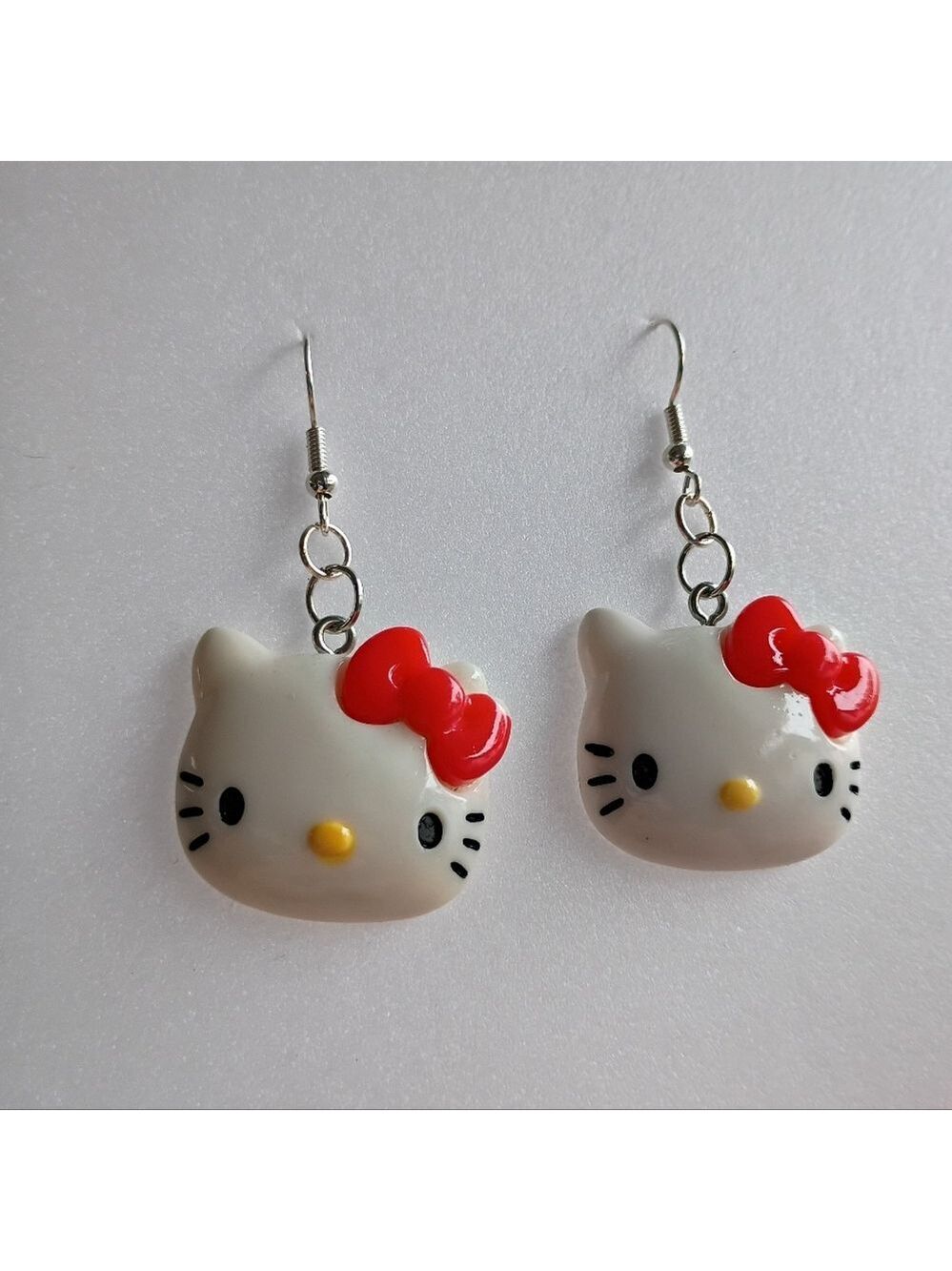 2/$10 Hello Kitty Handmade Acrylic Charm Earrings